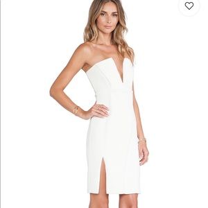 Nbd white dress from revolve,never worn